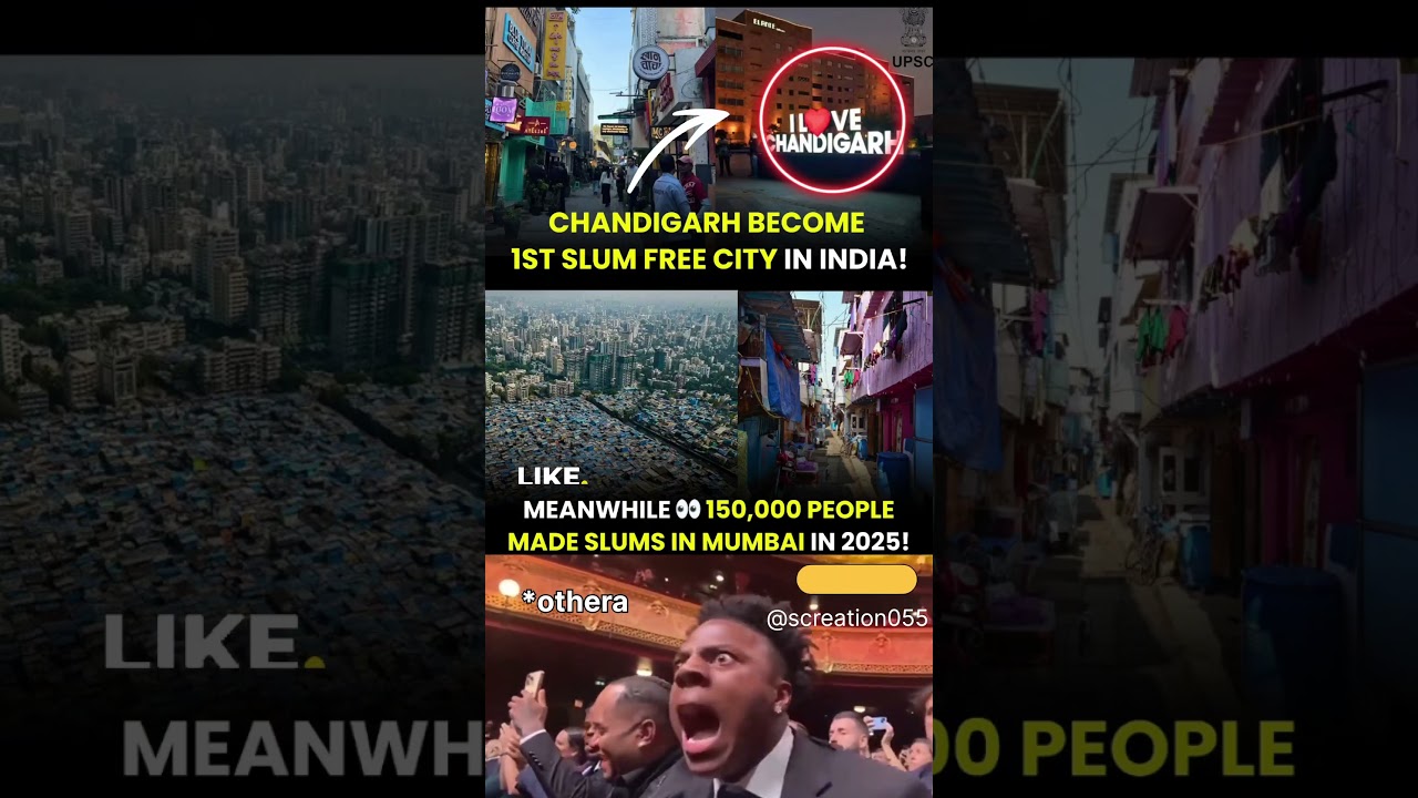 Transforming Cities: How Chandigarh Became India’s Slum-Free Urban Wonder 🏙️