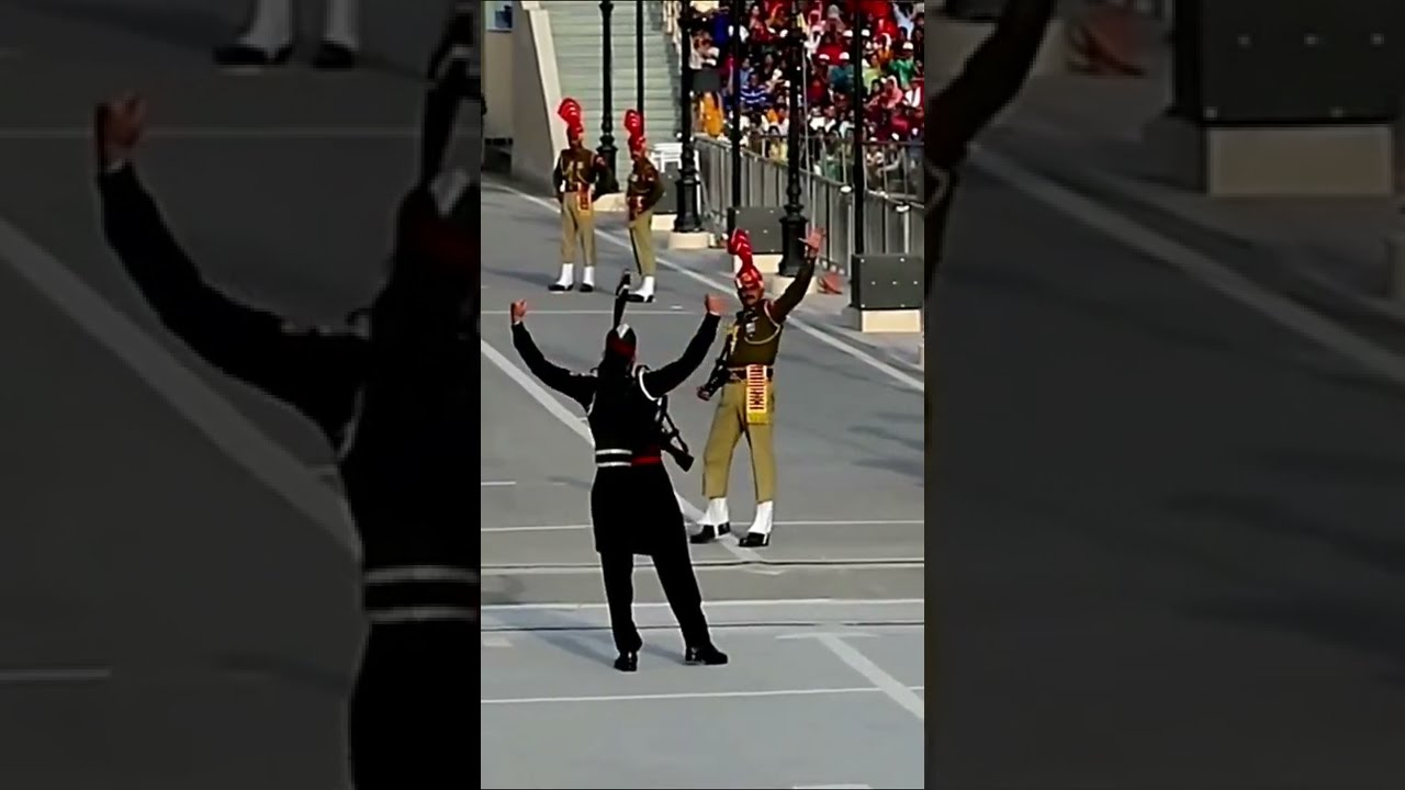 wahga border ceremony best moments || pak india border zero line