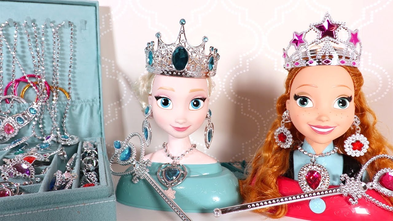Reine des Neiges Elsa & Anna Têtes à Coiffer ❄️
