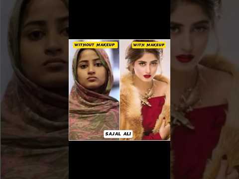 makeup & without makeup actress 😝 #youtubeshorts #viralshort #trending