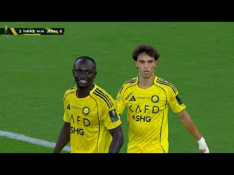Sadio Mané & João Félix Tonight with Al Nassr vs Jeddah Club | 1080i HD