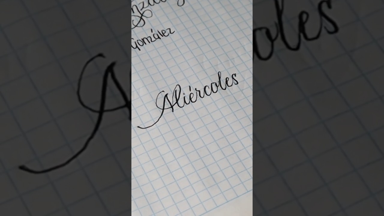 Miércoles: Elegante Letra Cursiva ✍️