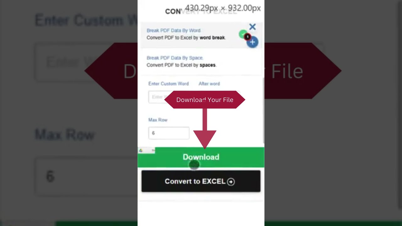 Free Online PDF to Excel Converter with OCR ๐