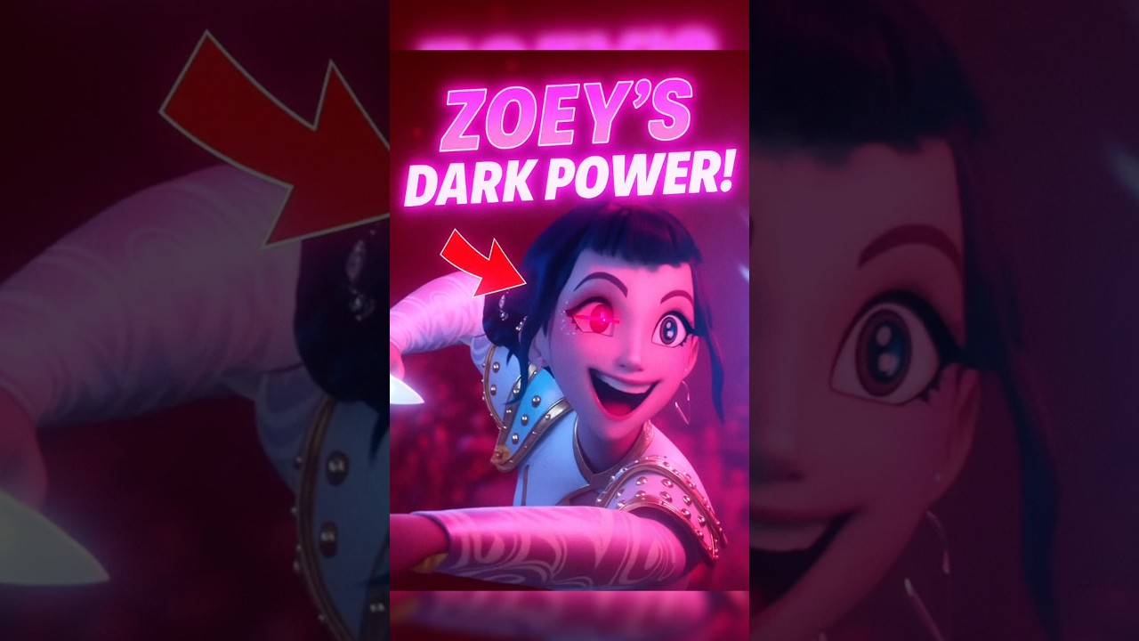 Zoey’s Eyes Reveal a Dark Secret in K-Pop Demon Hunters? 👀🔥