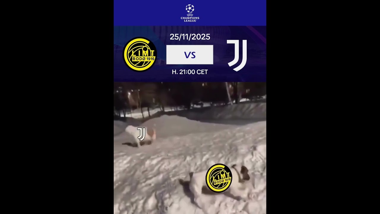 Juventus Matchday in the Snow ❄️