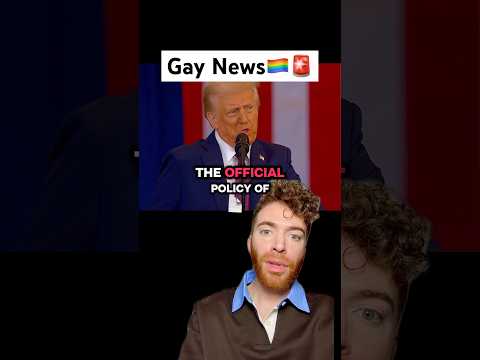 TRUMP ANNOUNCES “OFFICIAL GENDERS” 💔😱 #gaynews #lgbtq