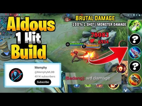 i tried Memphy Aldous Build Enemies Got Shocked By The Damage !