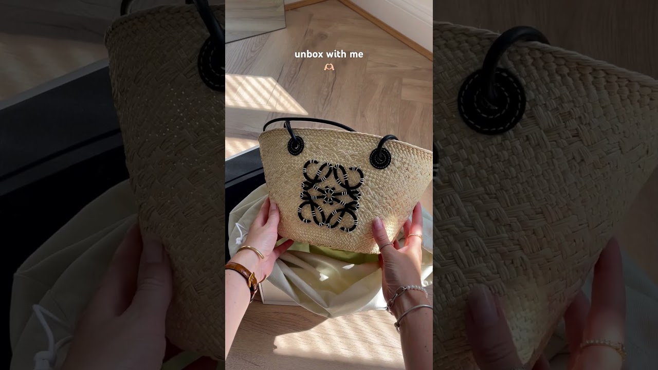Unboxing My New LOEWE Basket Bag