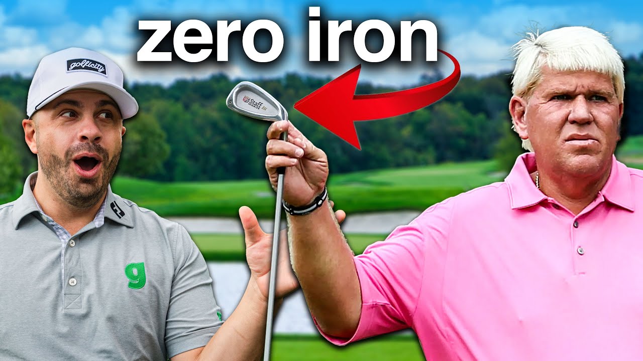Attempting John Daly's Famous Zero Iron ⛳