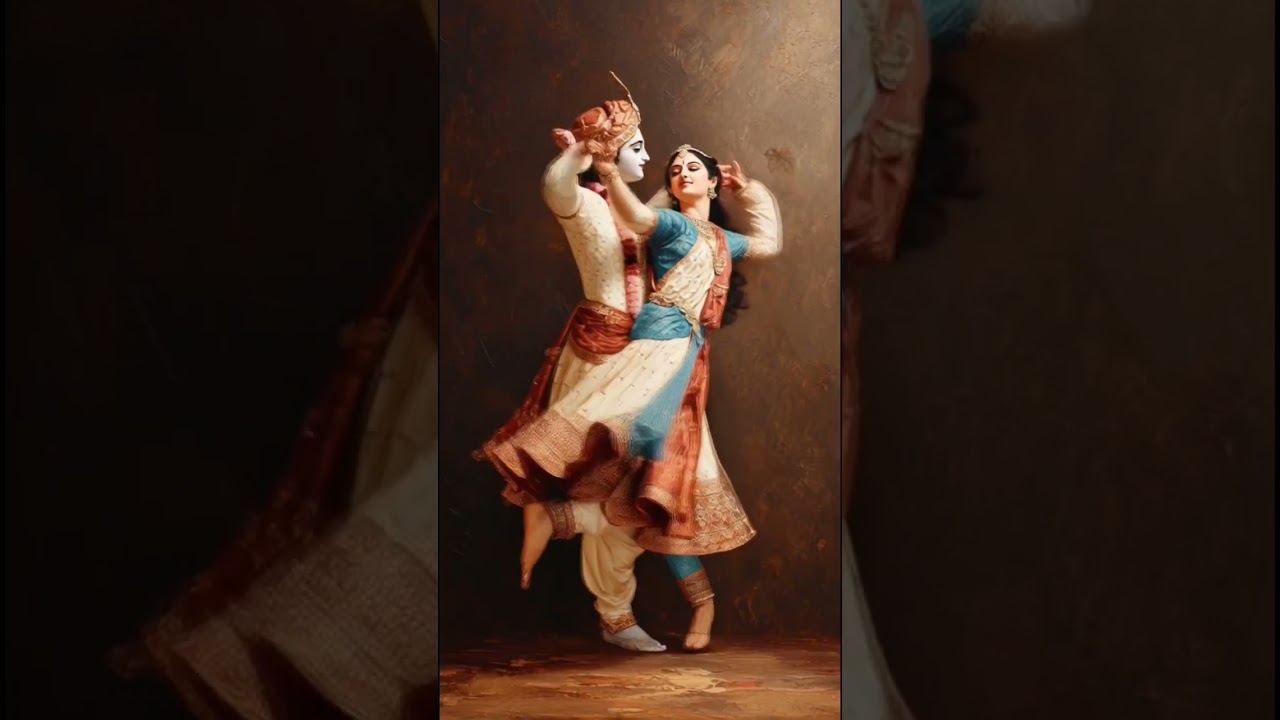 Experience the Magic of Radhakrishna in Stunning AI Animation ✨