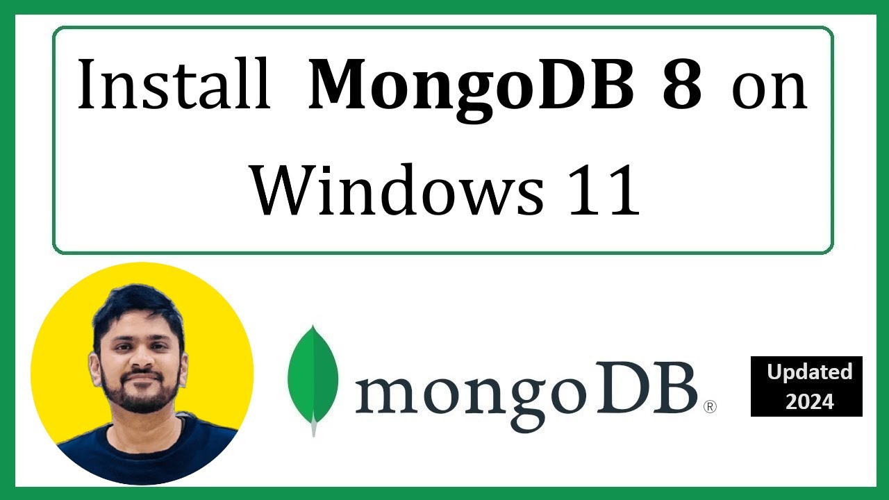 Install MongoDB 8 on Windows 11 | Amit Thinks