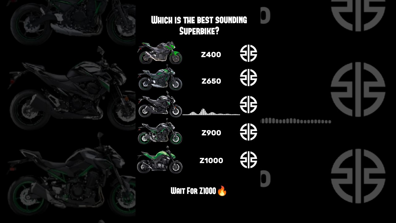 Kawasaki Z Series Rev Sound 🤯#kawasaki #z1000 #z900 #z800 #z650 #z400 #akrapovic #scproject#exhaust