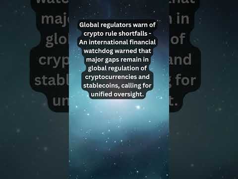 Global regulators warn of crypto rule shortfalls
