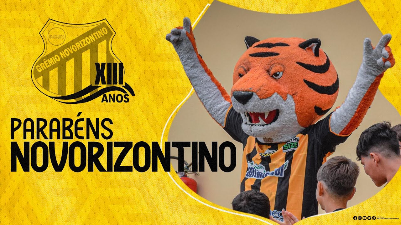 Grêmio Novorizontino Completa 13 Anos de História 🟡⚫