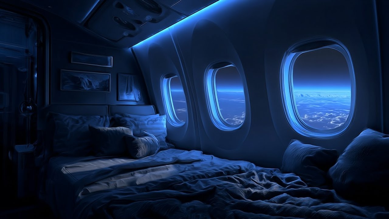 12H Airplane White Noise for Sleep & Tinnitus ✈️