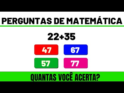 ➥ Quiz de Matemática 5º Ano Com Operações [VOCÊ ACERTA TODAS?] [QUIZ VIRTUAL]