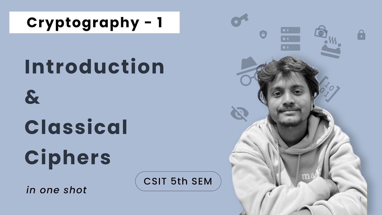 Cryptography Fundamentals: Introduction & Classical Ciphers Explained 🔐 | CSIT 5th Sem