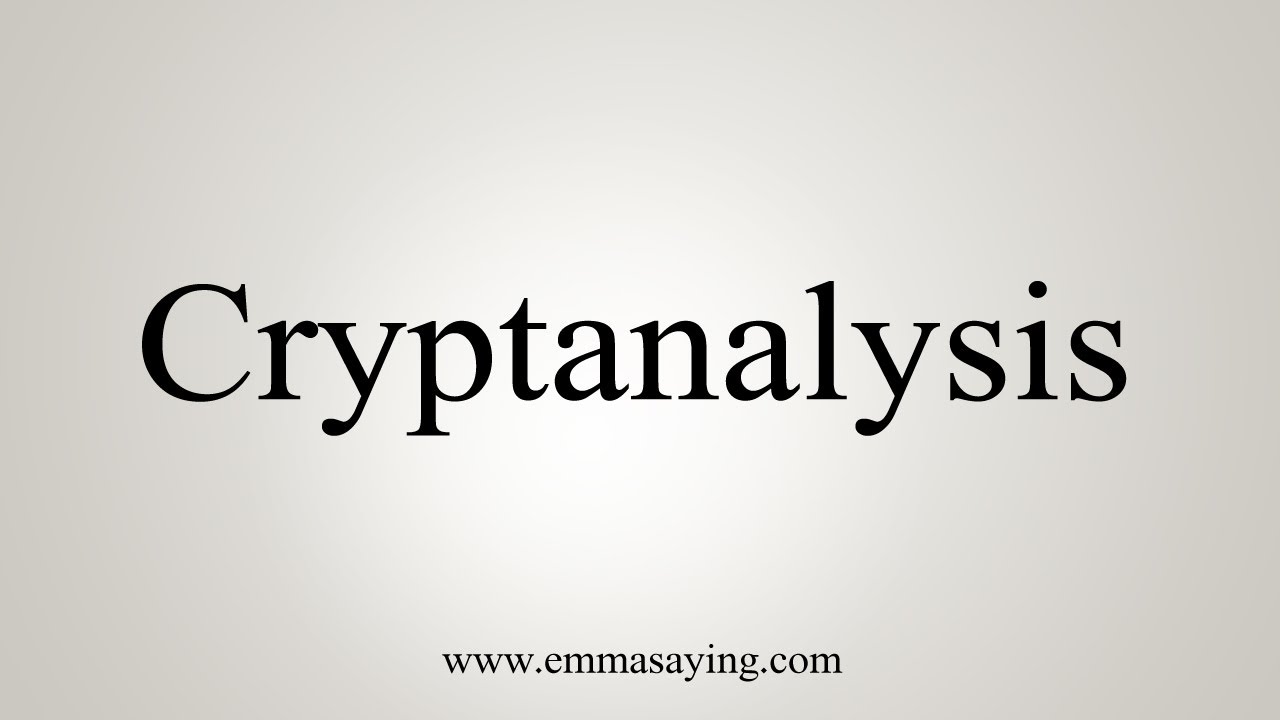 How to Pronounce 'Cryptanalysis' | Free Pronunciation Guide 🔍