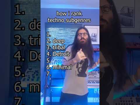 Ranking techno subgenres