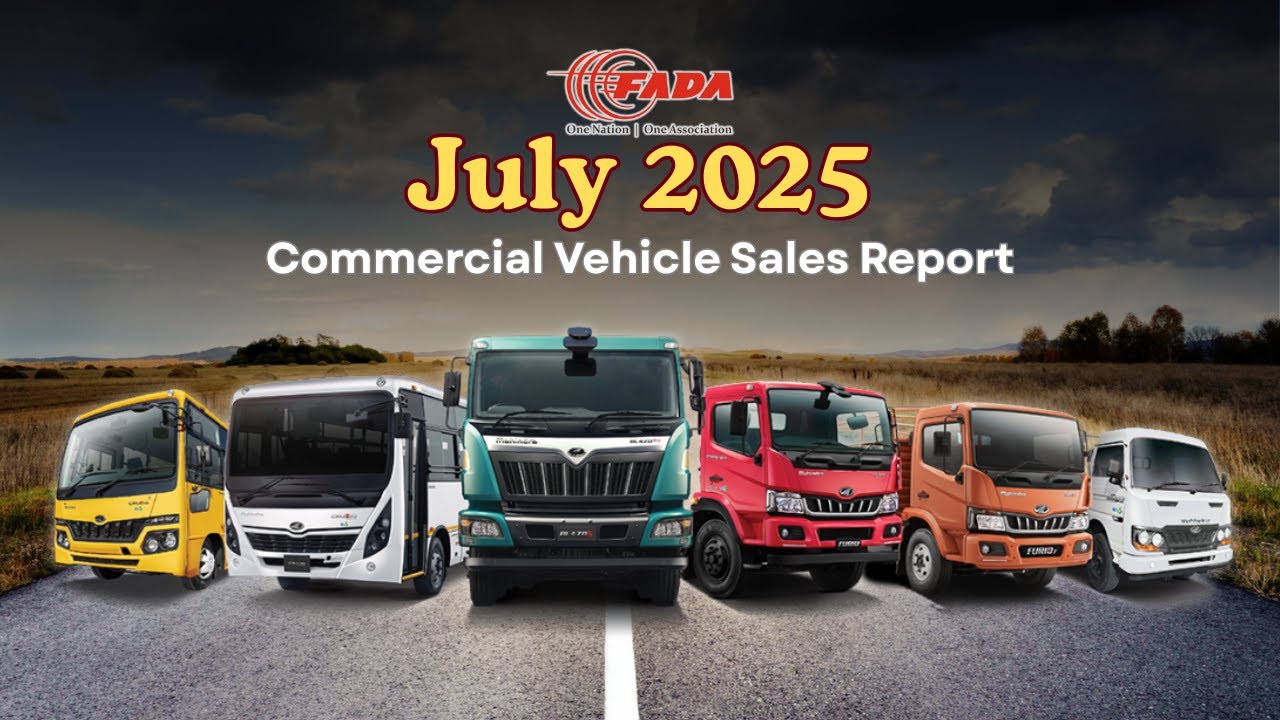 July 2025 Commercial Vehicle Sales Breakdown: Tata Motors, Mahindra & Ashok Leyland 🚚