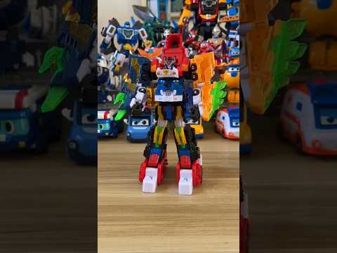 5-In-1 Thunder King Transform Robot | MINIFORCE Dinosaur Mecalobots Toy Set