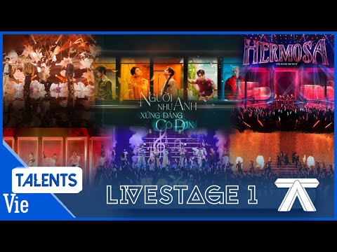 PLAYLIST FULL LIVESTAGE 1 đầy cảm xúc và bùng nổ với HERMOSA, Người Yêu Chưa Sinh Ra, Thiêu Thân,...