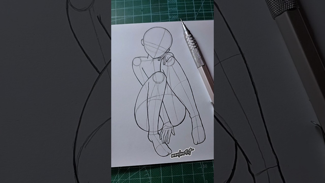 Easy Manga & Anime Poses Drawing Guide ✍️