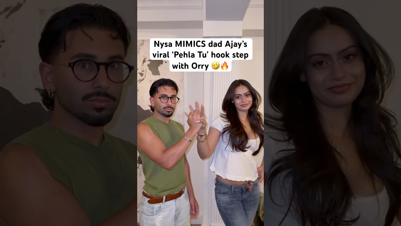 Nysa Devgan Nails Dad Ajay Devgn’s Viral ‘Pehla Tu Duja Tu’ Dance 🤣