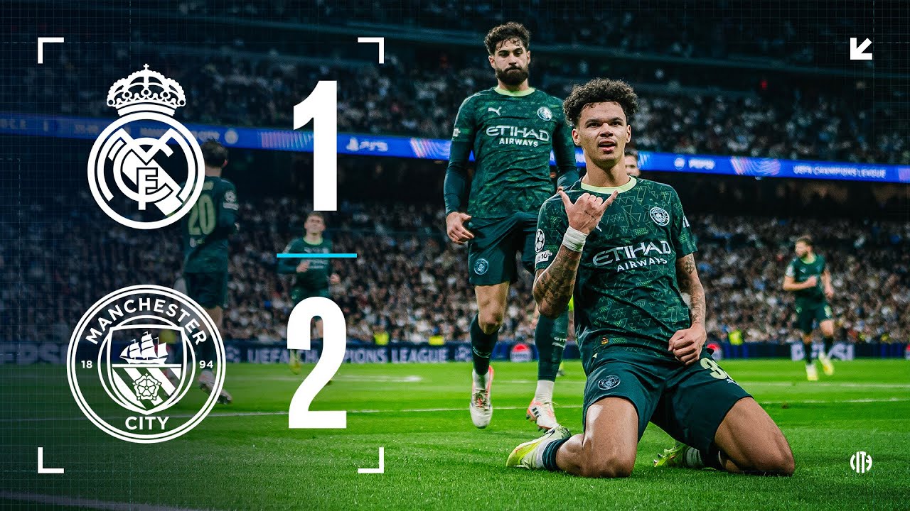 Real Madrid 1-2 Man City: City Wins Thriller ⚽