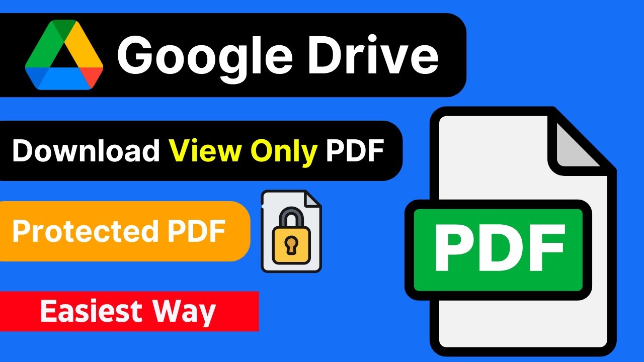 How to Download View-Only PDFs from Google Drive Using Chrome Extension (2025 Guide)