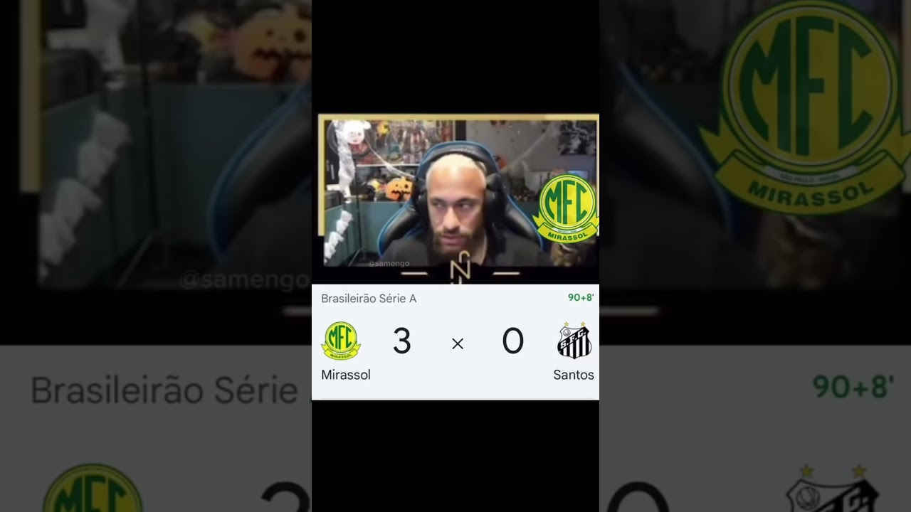 Neymar Após Jogo Contra Mirassol ⚽