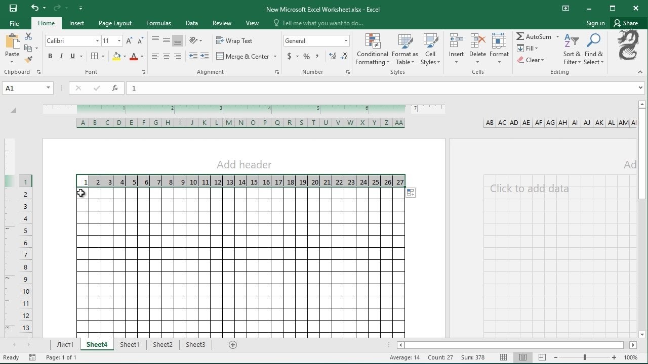How to Make Graph Paper in Excel