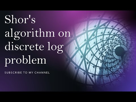 Shor's algorithm on discrete log problem