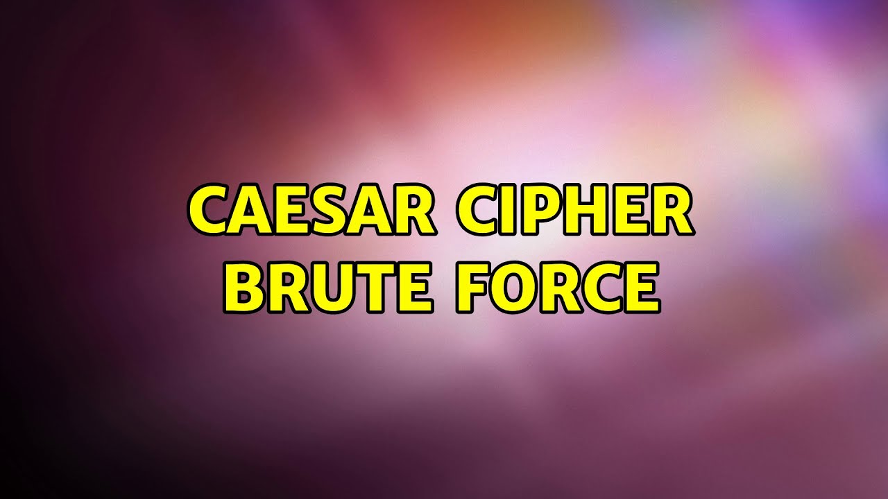 Caesar Cipher Brute Force Attack 🕵️‍♂️