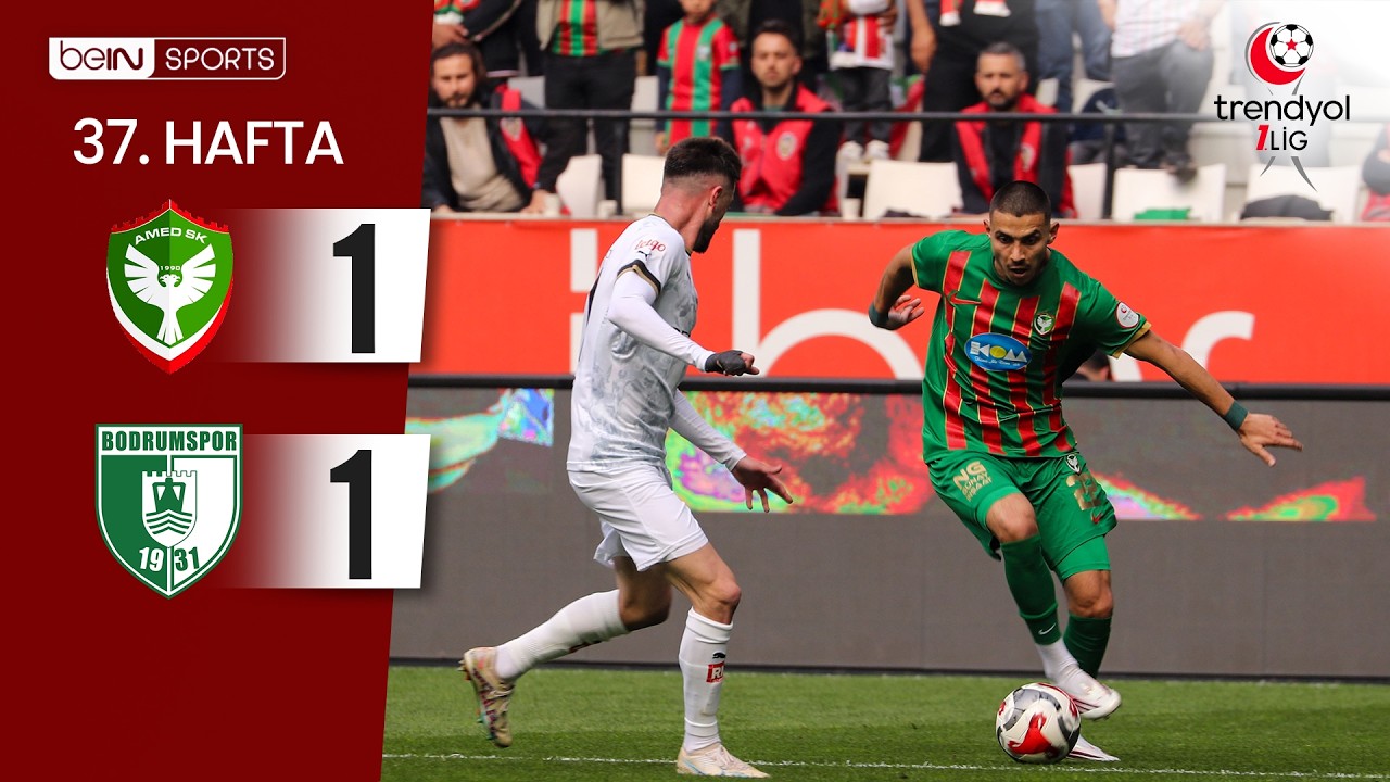Amed Sportif Faaliyetler 1-1 Bodrum FK | 37. Hafta Özeti
