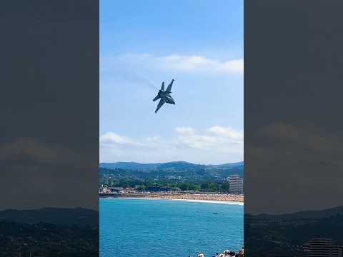 Spectacular Low Spanish F-18 Maneuver And Recovery! #shorts #aviation #viral