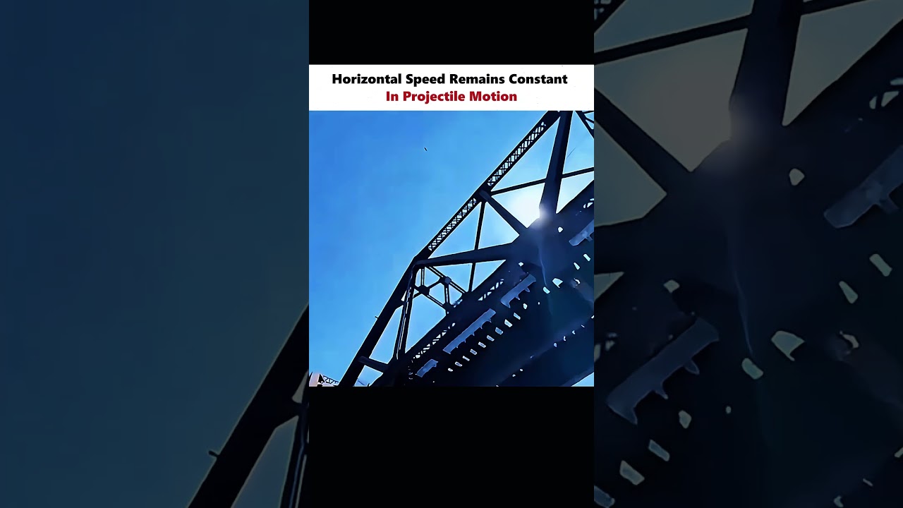 Why Horizontal Speed of a Projectile Remains Constant 🏹