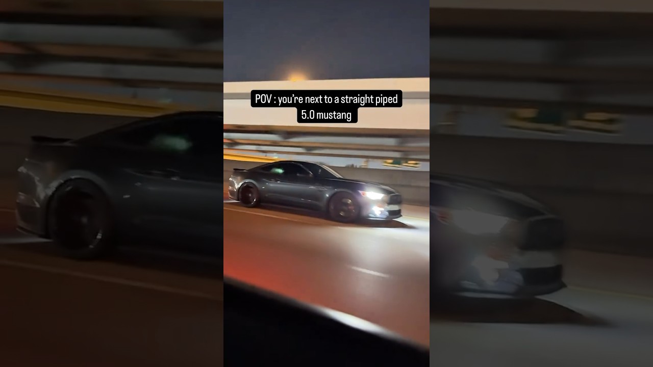 Mustang GT with Catless Longtube Headers & Dual Pipes