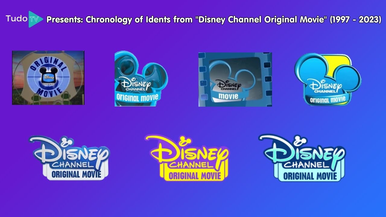 Evolução dos Idents do Disney Channel Original Movie (1997-2023) 🎬
