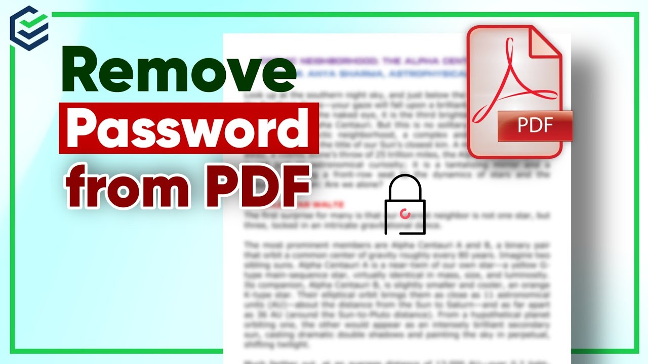 How to Remove Password from PDF File in Minutes | 2026 Guide