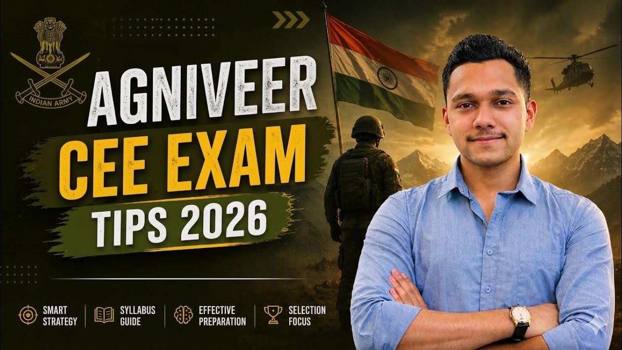 Agniveer CEE Exam 2026 | Best Tips & Strategy to Crack in First Attempt ๐ช๐ฎ๐ณ