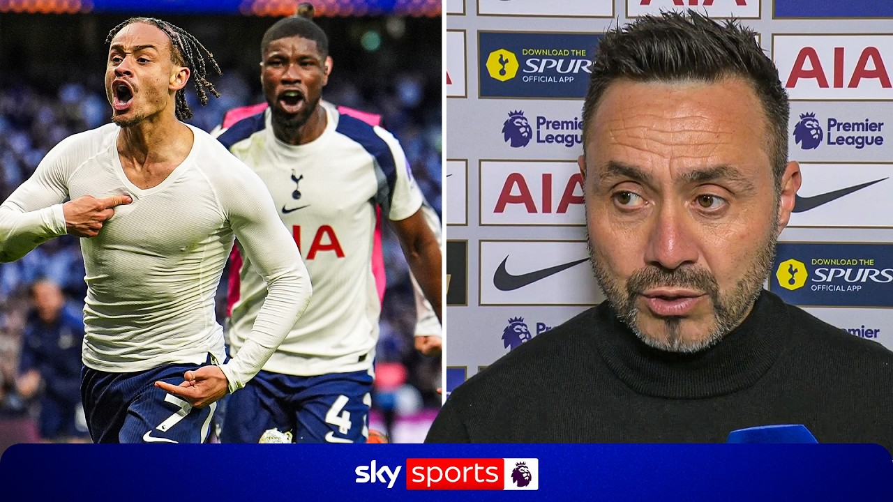 Roberto De Zerbi FULL post-match reaction | Spurs 2-2 Brighton | "I'm proud of my players" 😤