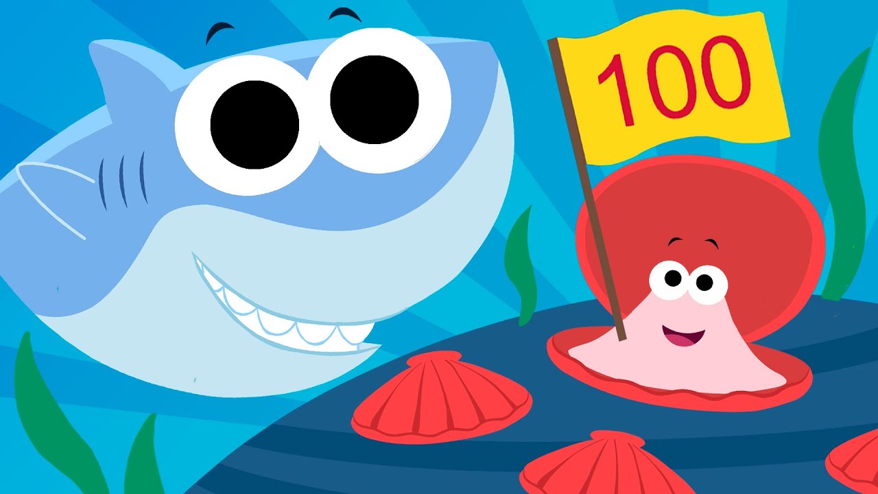 Let's Count to 100 | Featuring Finny the Shark | Super Simple Songs