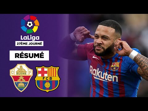 Résumé : Memphis Depay, héros du Barça à Elche dans un match fou !