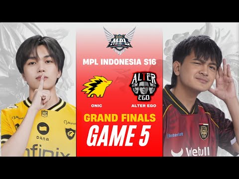 [GAME 5] ONIC vs ALTER EGO MPL ID S16 GRAND FINALS | ONIC vs AE