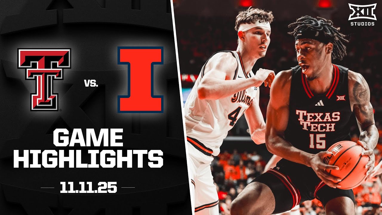 Texas Tech vs. Illinois | Exciting 2025-26 Big 12 Basketball Highlights 🏀