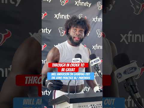 Will Anderson Jr. on what the Texans defense learned practicing vs Panthers