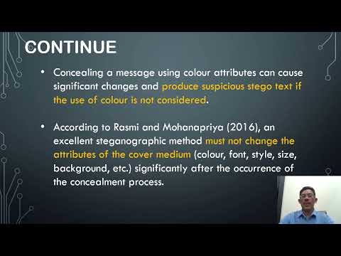 Text Steganography Concealment through Dark Colour Schemes