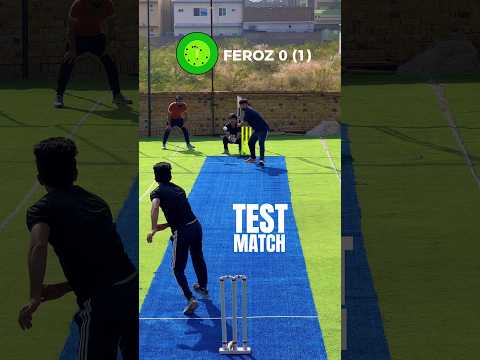 1 vs 1 vs 1 Test Match Went Low Scoring Thriller! Backyard Cricket Off Yorker #cricket #testmatch