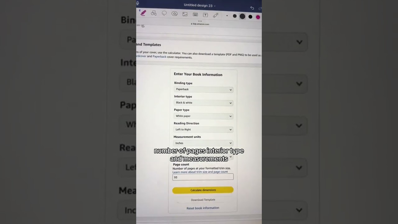 Create Your Book Cover Template for Amazon KDP
